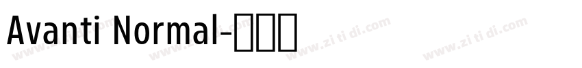 Avanti Normal字体转换